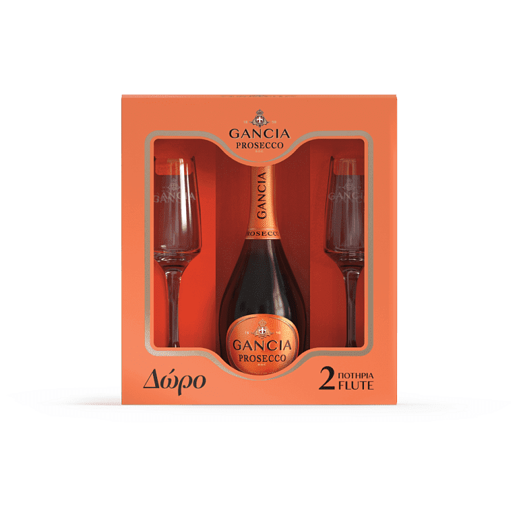 Gancia Prosecco Αφρώδης Οίνος 750ml + Ποτήρι