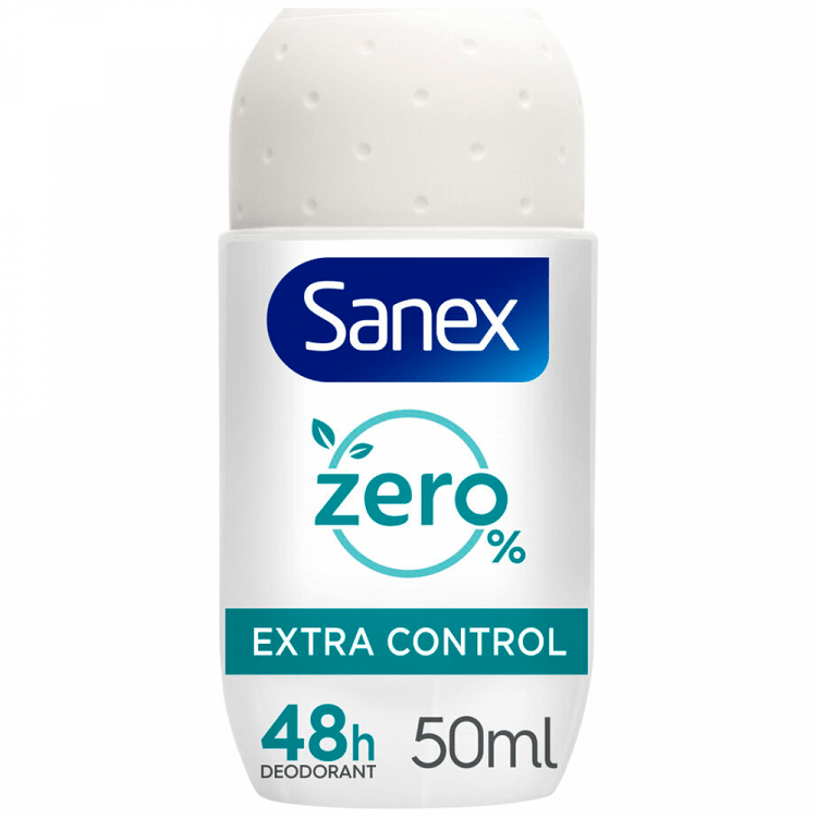 Sanex Ζero % Extra Control Αποσμητικό Roll-On 50ml