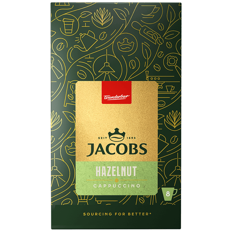 Jacobs Καφές Cappuccino Hazelnut 142gr