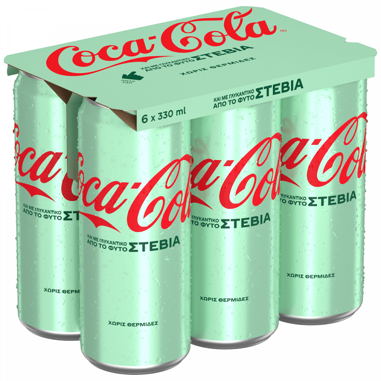 Coca-Cola Στέβια 6x330ml