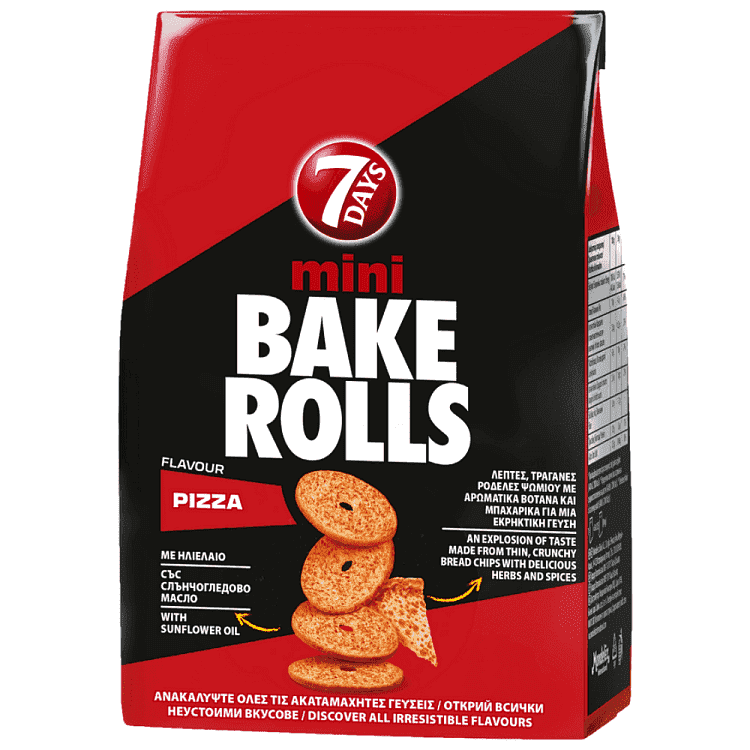 7 Days Bake Rolls Mini Pizza 150gr