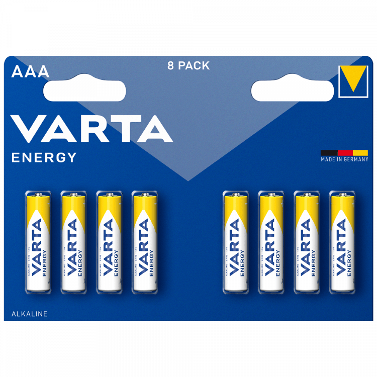 Varta Energy Αλκαλικές Μπαταρίες AAA 8τεμ