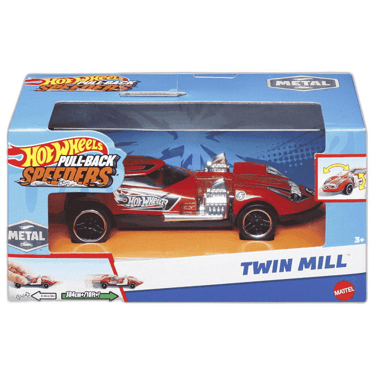 Hot Wheels Αυτοκινητάκια Pull Back