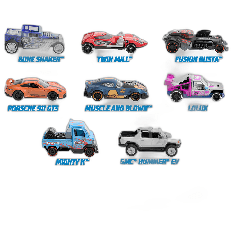 Hot Wheels Αυτοκινητάκια Pull Back