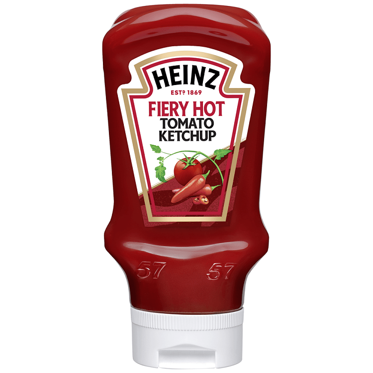 Heinz Κέτσαπ Fiery Hot Top Down 400ml