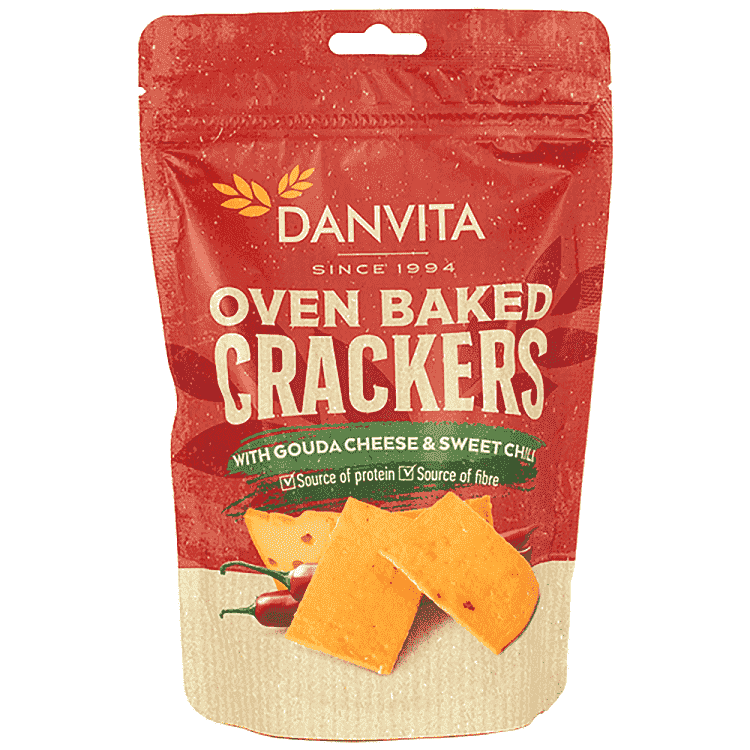 Oven Baked Crackers Gouda & Chilli 10gr