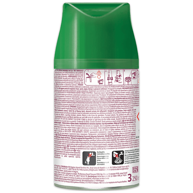 Airwick Freshmatic Ανταλλακτικό Satin & Moon Lily 250ml