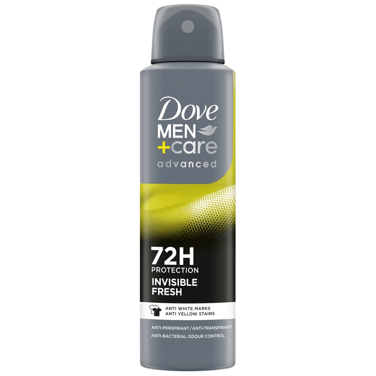 Dove Men Αποσμητικό Σώματος Σπρέι Advanced Invisible Fresh 150ml