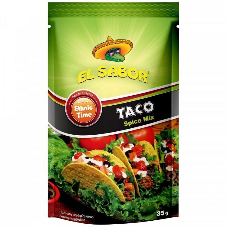 El Sabor Μείγμα Για Taco 35gr
