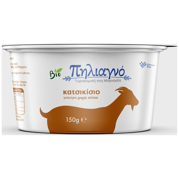 Πηλιαγνο Γιαούρτι Κατσικίσιο 4% Λιπαρά Βιολογικό 150gr