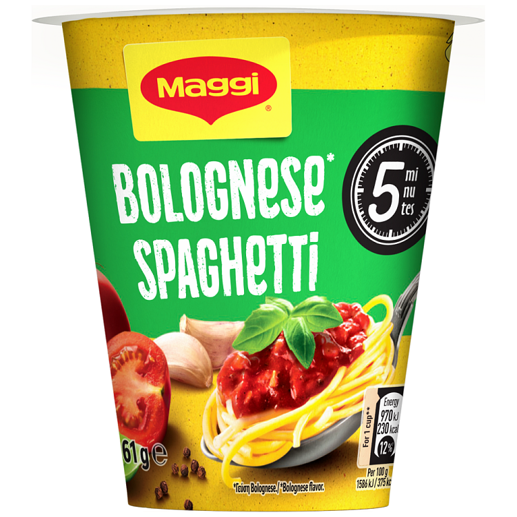 Maggi Cup Pasta Spaghetti Bolognese 61gr