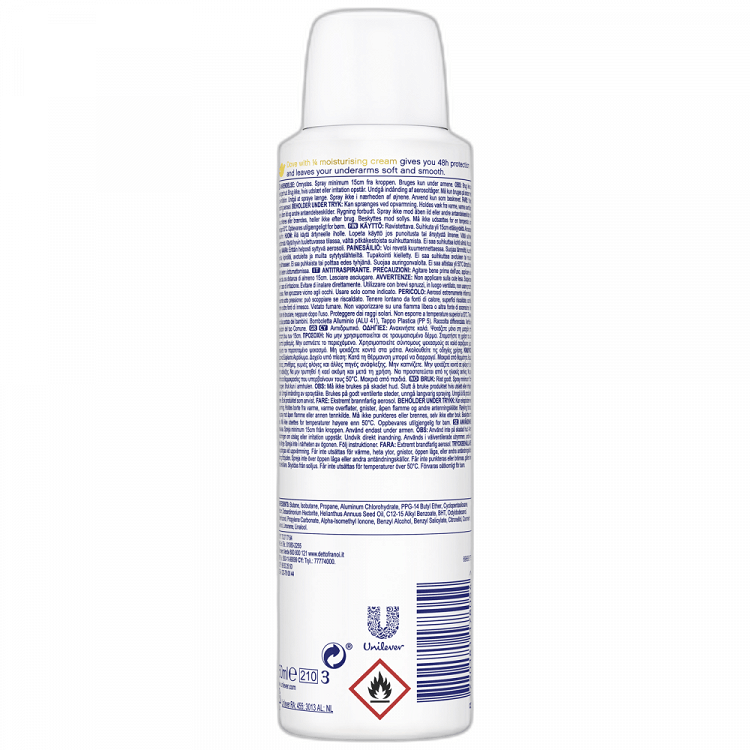 Dove Αποσμητικό Spray Talco Soft 150ml