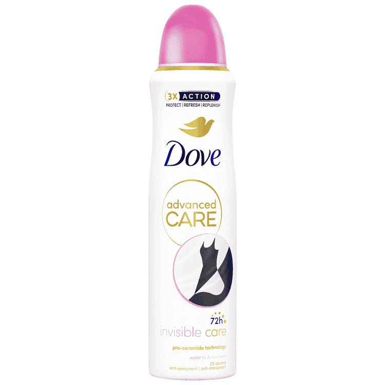Dove Αποσμητικό Σωμ. Spray Advanced Invisible Care 150ml