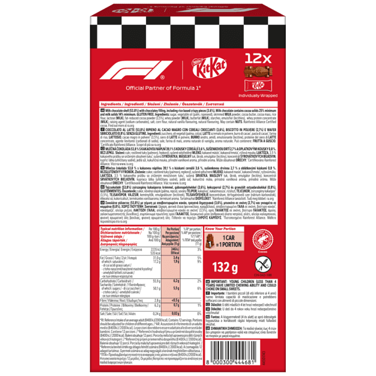 Kit Kat F1 Gifting Tin 132gr