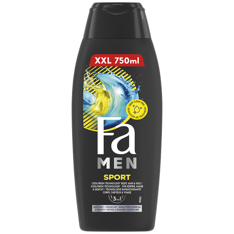 Fa Αντρικό Αφρόλουτρο Energizing 750ml