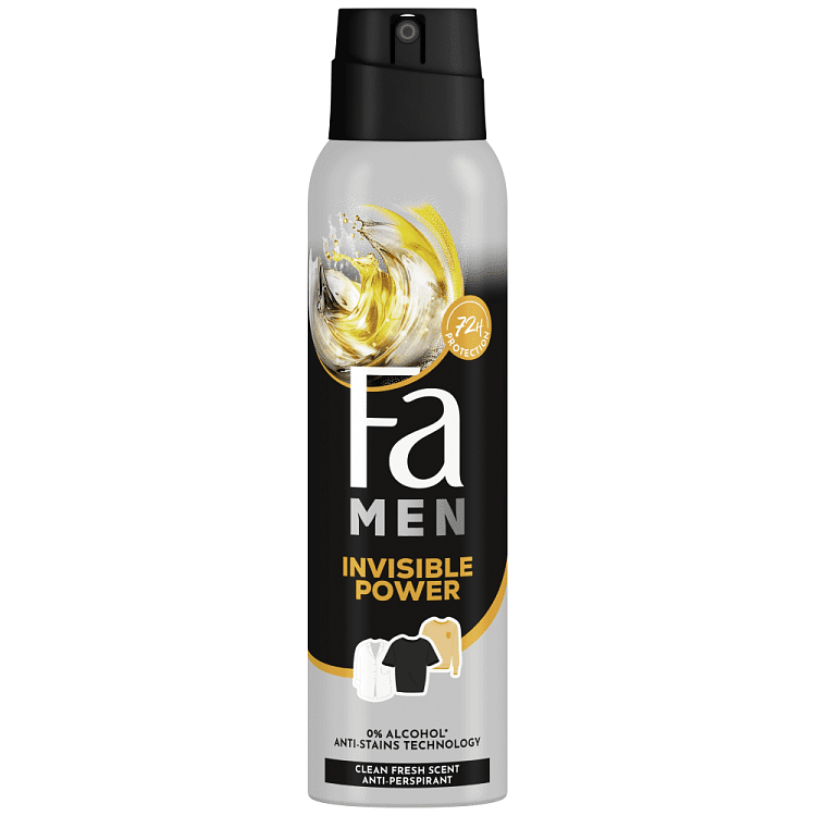 Fa Men Invisible Power Fresh Αποσμητικό Spray Σώματος 150ml