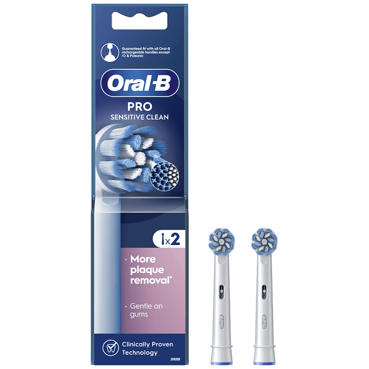 Oral-B Ανταλλακτικά Ηλεκτρικής Οδοντόβουρτσας Sensi Ultra Thin 2τεμ