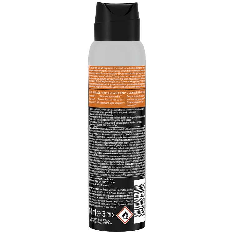 Fa Men Αποσμητικό Σώματος Sport Energy Boost 150ml