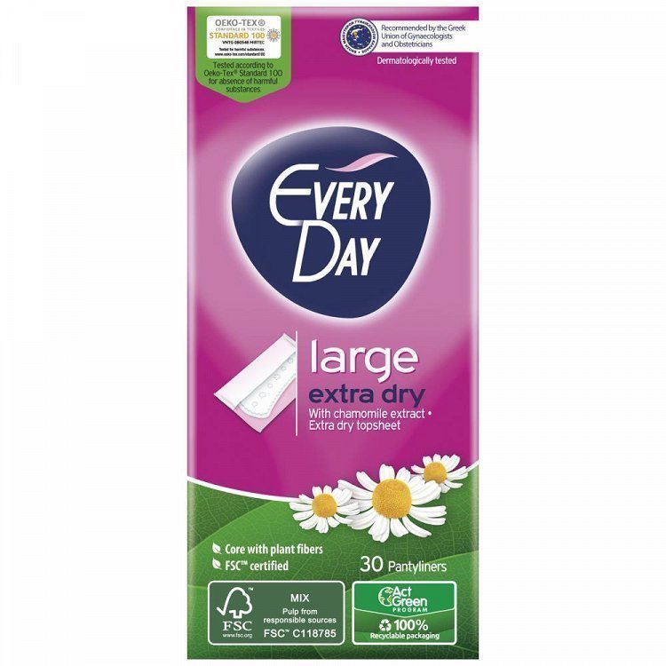 EveryDay Σερβιετάκια Extra Dry Large 30τεμ