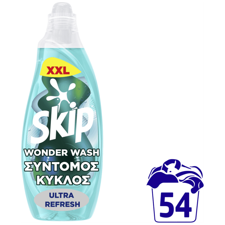Skip Υγρό Απορρυπαντικό Πλυντηρίου Ρούχων Ultra Refresh Wonder 54Μεζ