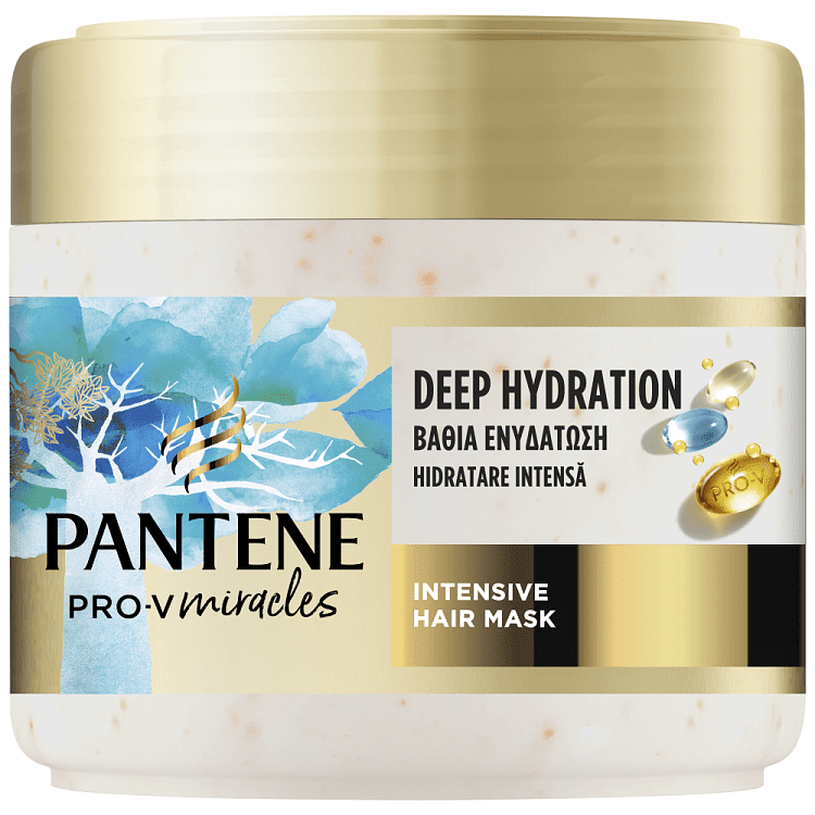 Pantene Μάσκα Μαλλιών Ενυδάτωση & Λάμψη 300ml