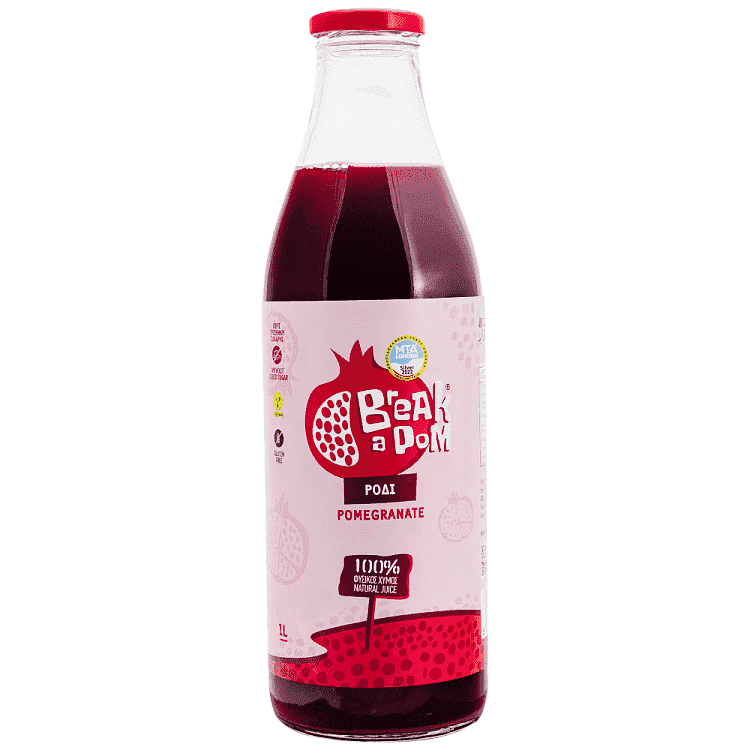 Break A Pom Φυσικός Χύμος Ρόδι 1lt