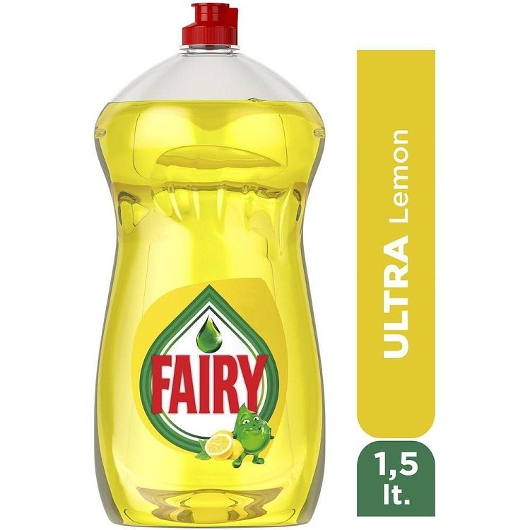 Fairy Ultra Λεμόνι Υγρό Πιάτων 1.5lt