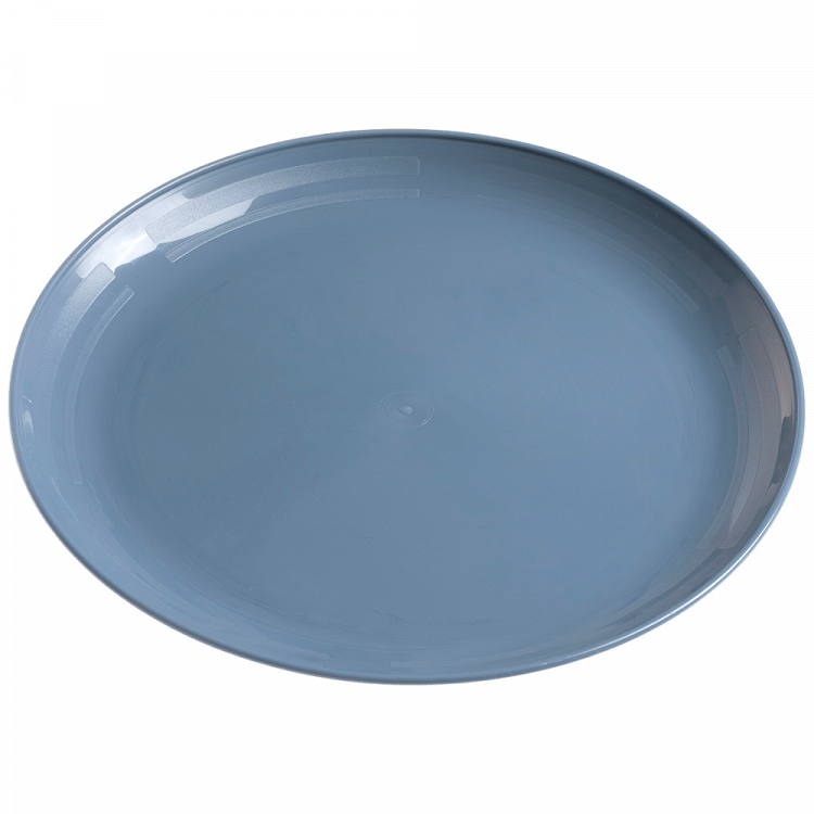 Πιάτο Πλαστικό Μεγάλο Ρηχό Μπλε