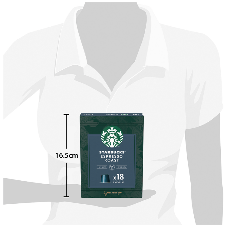 Starbucks Espresso Roast Κάψουλες 18τεμ 101gr