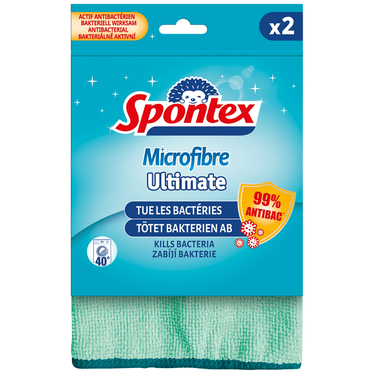 Spontex Ultimate Πανάκια Μικροϊνών 2τεμ