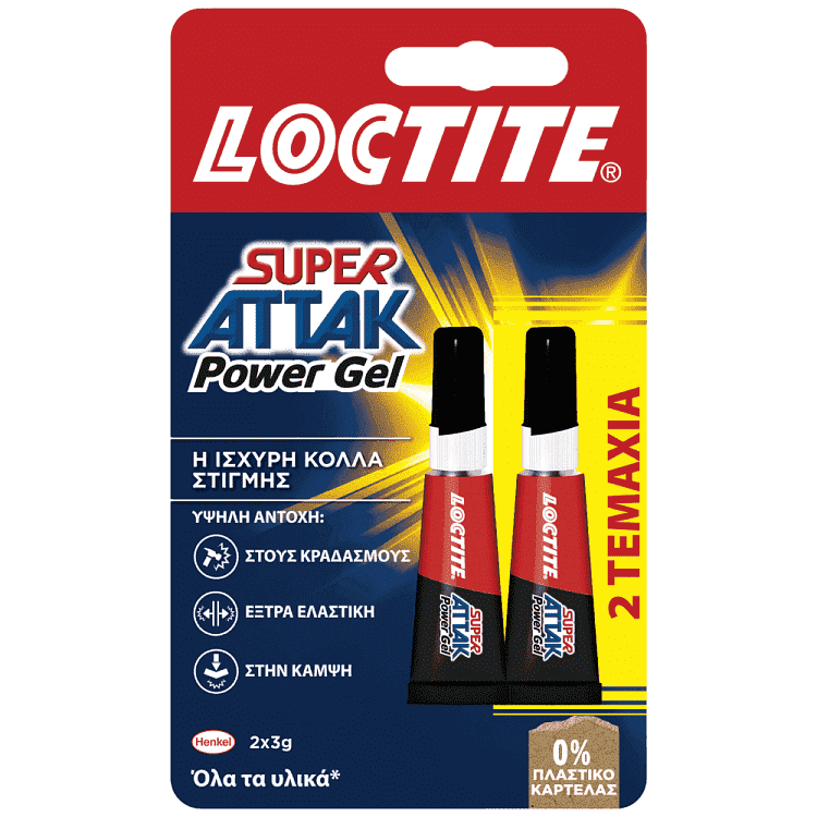 Loctite Κόλλα SA Power Gel 2x3gr