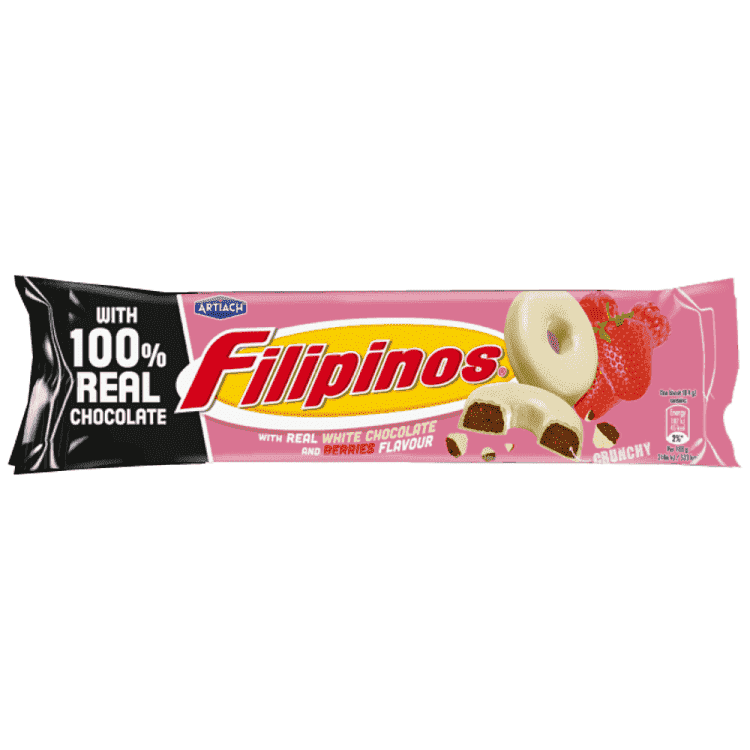 Filipinos Μπισκότα Salted Caramel Με Λευκή Σοκολάτα 118gr