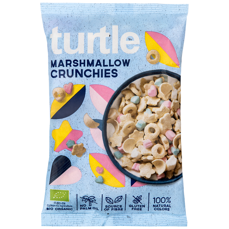 Turtle Δημητριακά Marshmallow Bio Χωρίς Γλουτένη 40gr