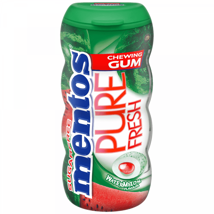 Mentos Pure Fresh Pocket Bottle Watermelon 28gr