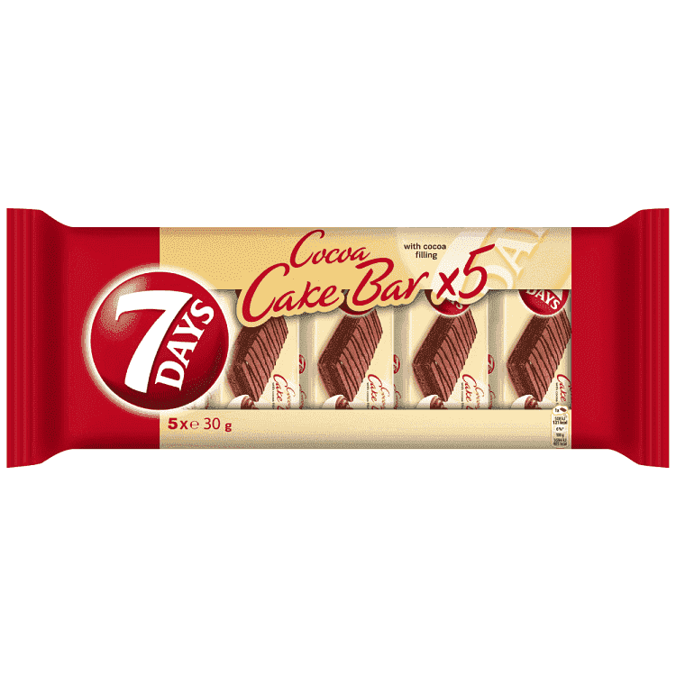 7 Days Cake Bar Κακάο 5x30gr