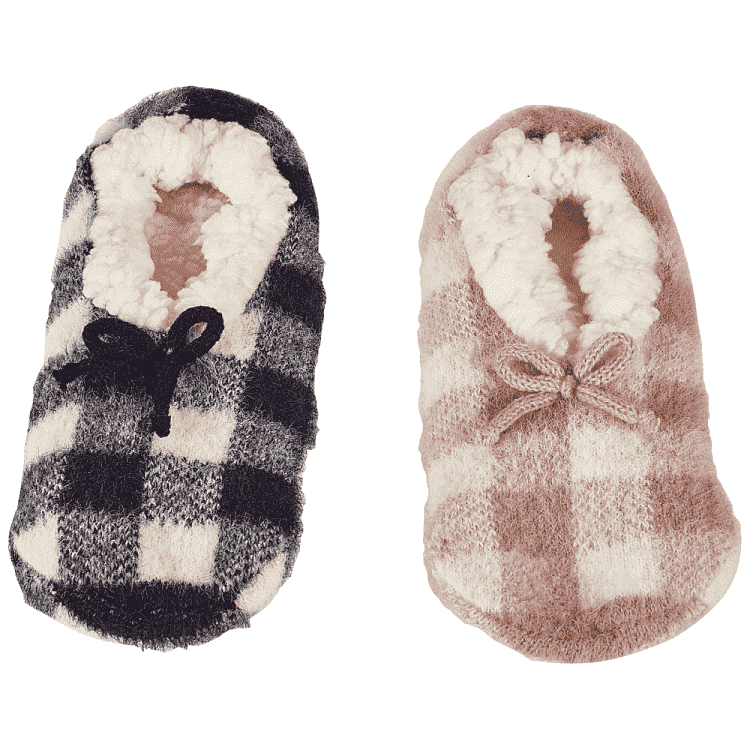 Mitsuko Παντόφλες Γυναιείες Καρό Φιογκάκι Νο 36-41