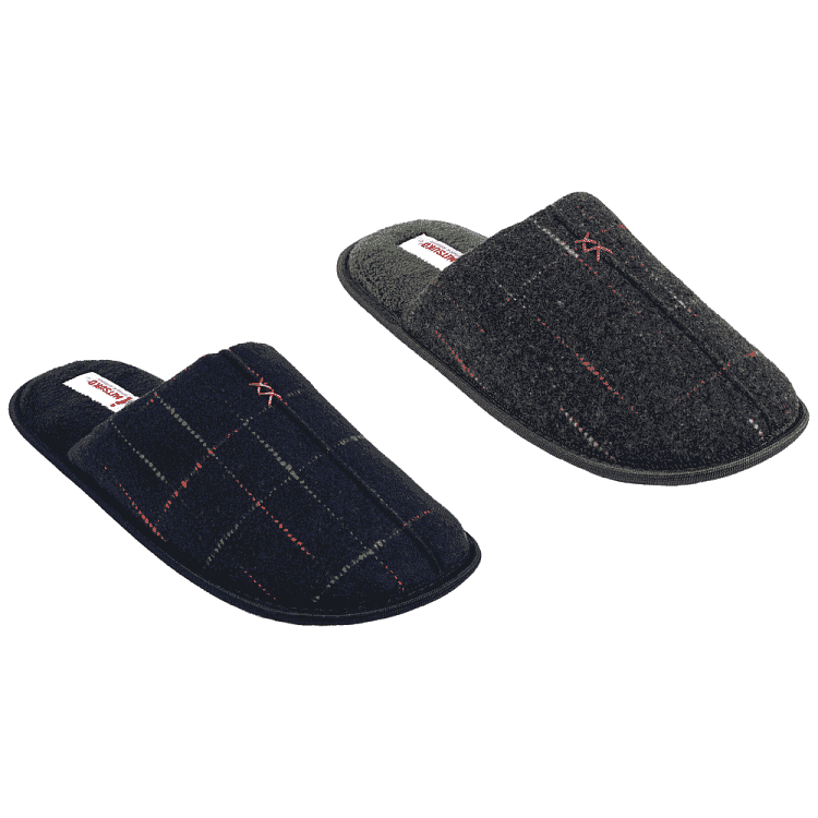 Mitsuko Παντόφλες Ανδρική Καρώ Τσοχ Νο 41-46