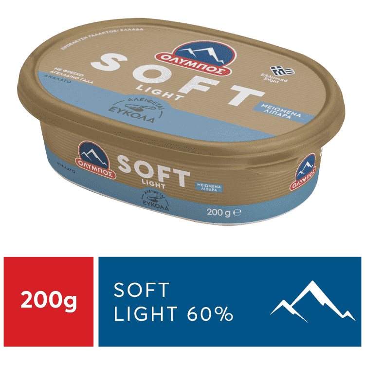Όλυμπος Boύτυρο Soft Σκαφάκι 60% Λιπαρά 200gr
