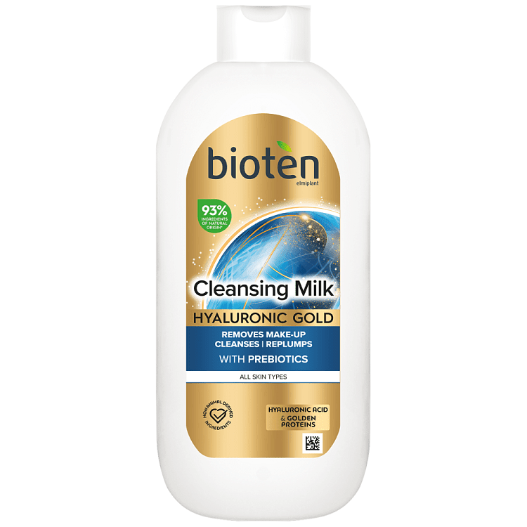 Bioten Γαλάκτωμα Καθαρισμού Hyaluronic Gold 200ml