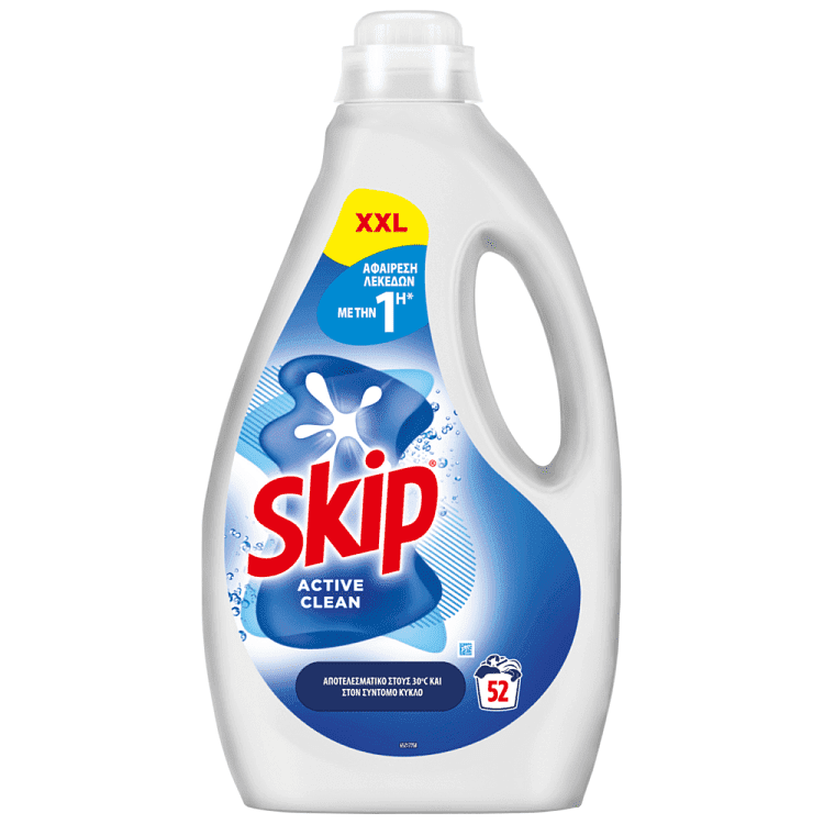 Skip Υγρό Απορρυπαντικό Πλυντηρίου Ρούχων 52μεζ 2,6lt