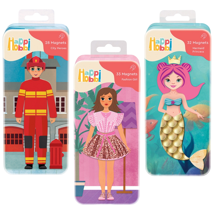 Happi Hobbi Magnet Tins