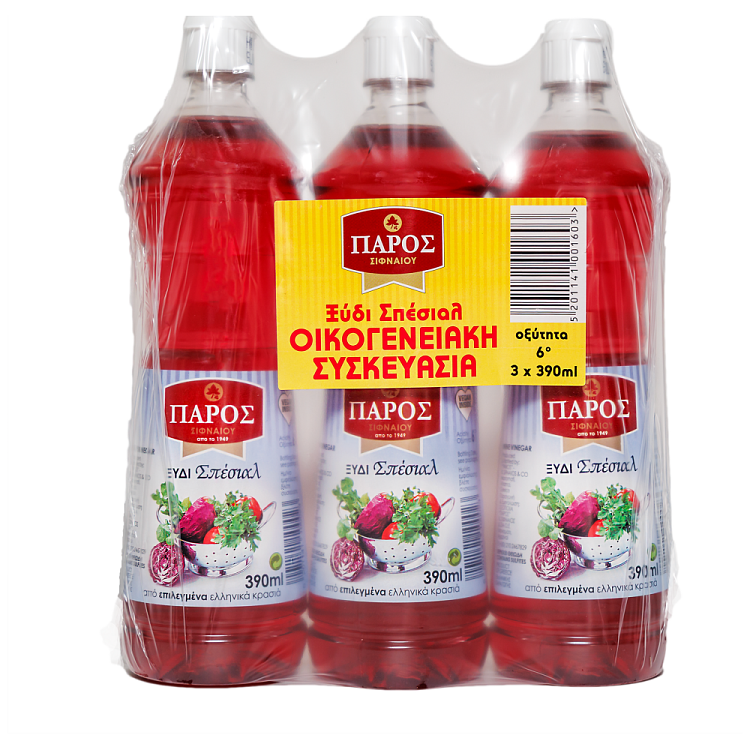 Πάρος Ξίδι Σπέσιαλ Οικογενειακή Συσκευασία 3x390ml