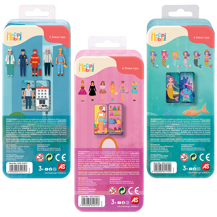 Happi Hobbi Magnet Tins