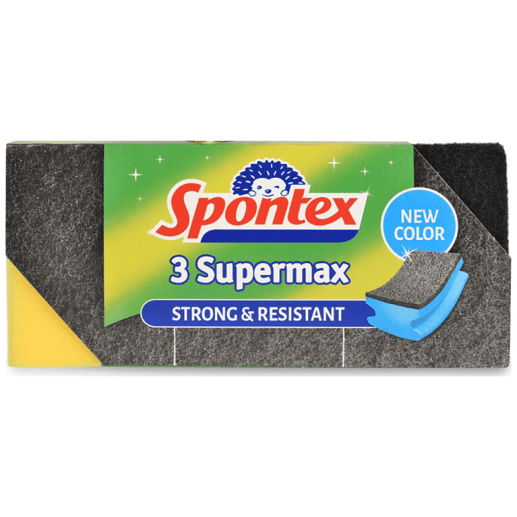 Spontex Supermax Ανατομικό Σφουγγάρι 3τεμ.