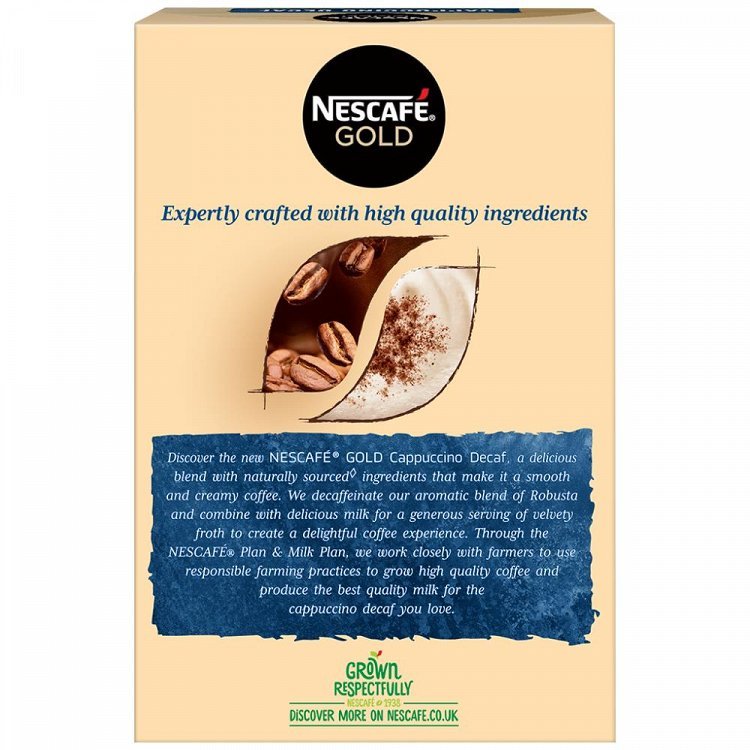 Nescafe Gold Cappuccino Decaf 10 φακελάκια x 12,5gr