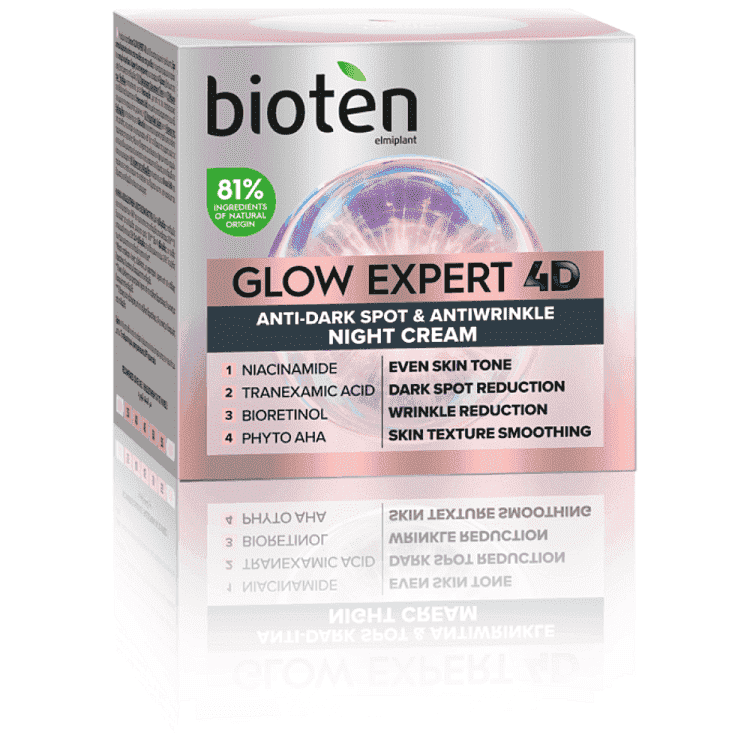 Bioten Κρέμα Νύχτας Glow Expert 4D 50ml