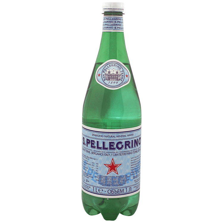 S.Pellegrino Ανθρακούχο Φυσικό Μεταλλικό Νερό Φιάλη 1lt