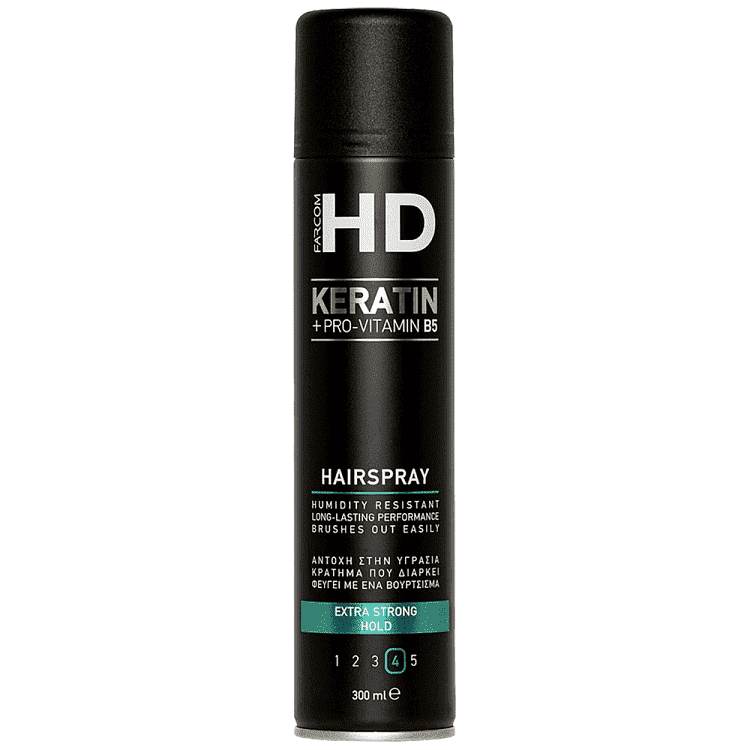 Hd Λακ Extra Strong Keratin 300ml