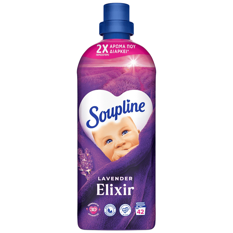 Soupline Μαλακτικό Συμπυκνωμένο Elixir Lavender 42μεζ. 924ml