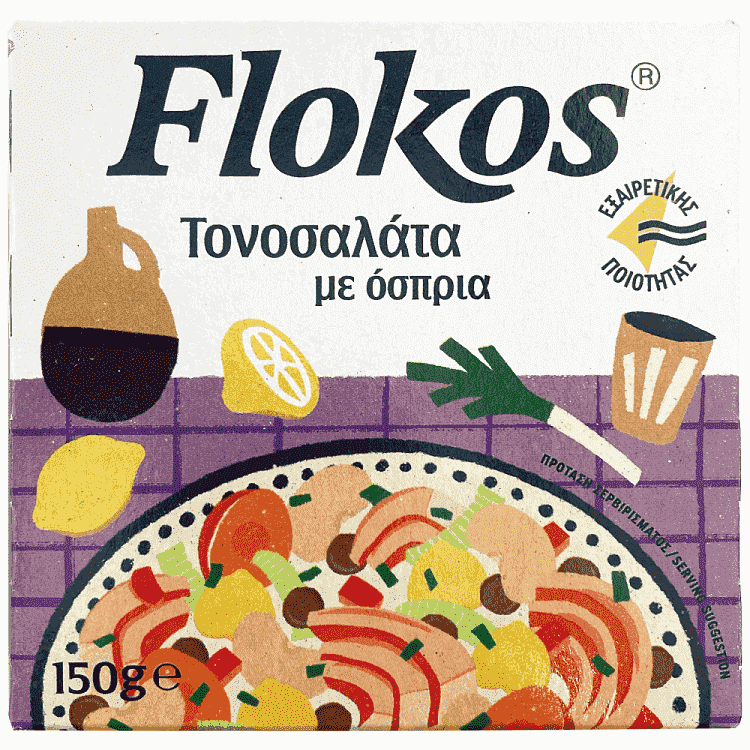 Flokos Τονοσαλάτα Με Όσπρια 150gr